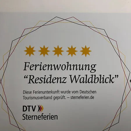 Residenz Waldblick 5 Sterne Penthouse-ferienwohnung Klassifizierung Dtv *