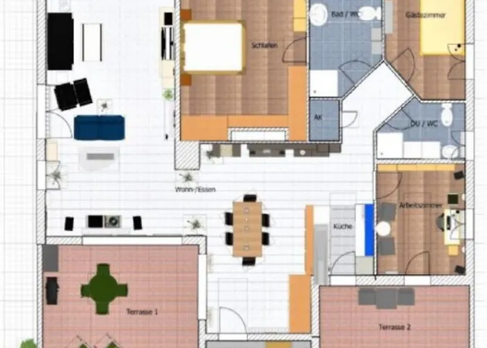 Residenz Waldblick 5 Sterne Penthouse-ferienwohnung Klassifizierung Dtv Apartamento *